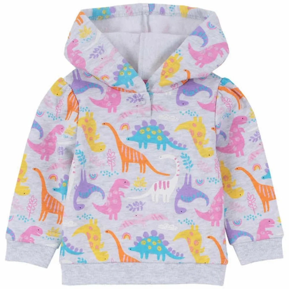NWT Kids Headquarters Infant Girl 4-Piece Dinosaur Set Grey/Pink Size 3M